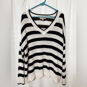 Long sleeve striped sweater